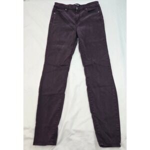 Buffalo David Bitton Hanna 4/27‎ High Rise Skinny Jeans Purple Tencel Soft